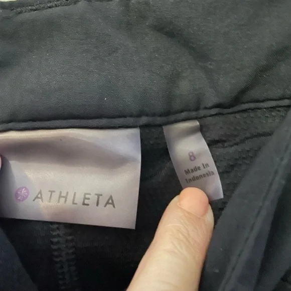 Athleta women’s black skort size 8 - Picture 6 of 7